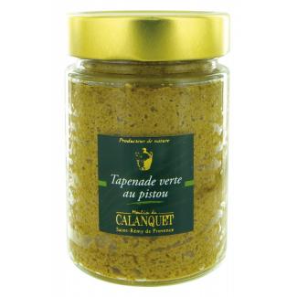 Olivade verte sans anchois au pistou