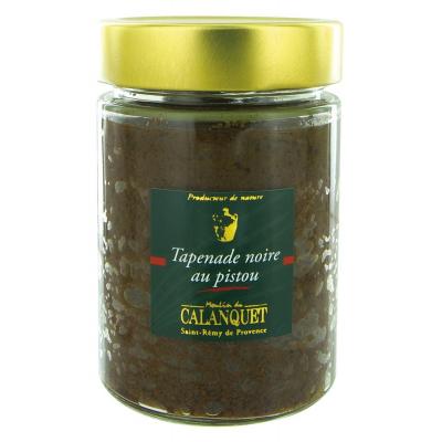 Olivade noire sans anchois au pistou-1