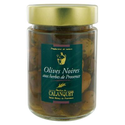 Olives noires aux herbes de Provence