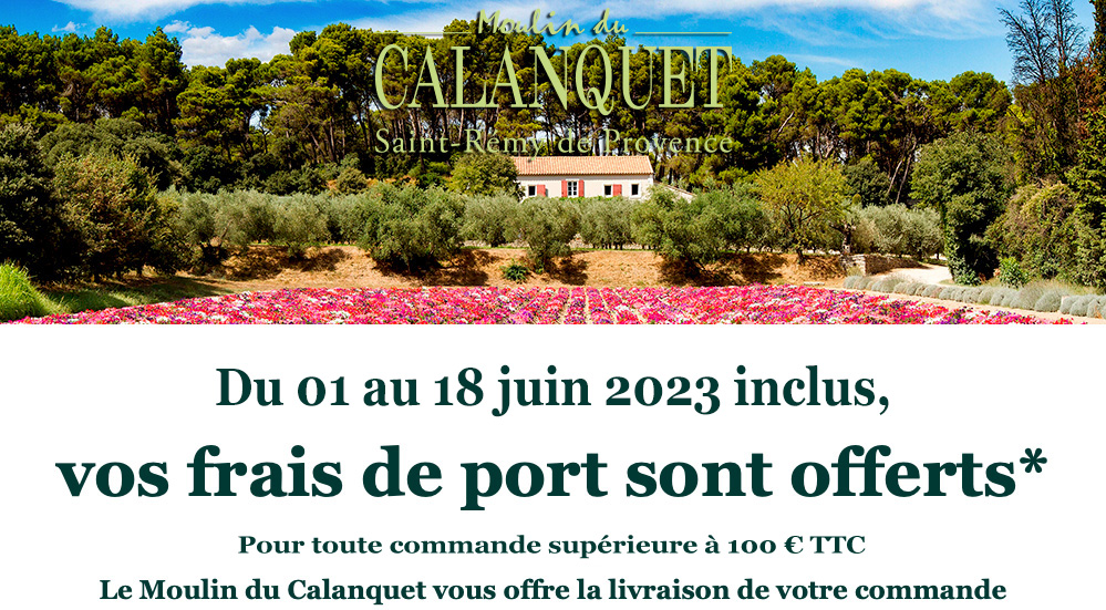 Frais de port offerts du 01 au 18 juin 2023