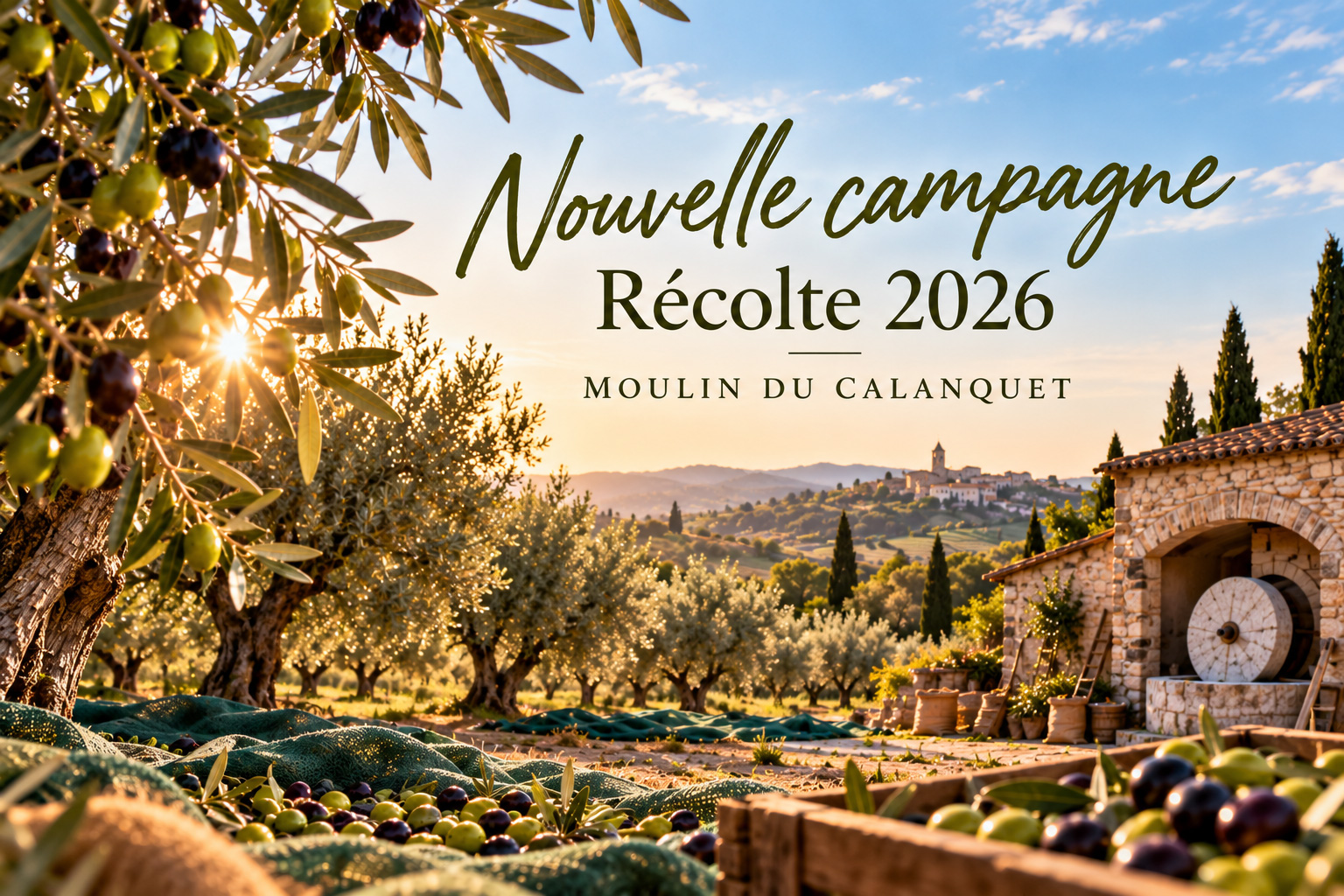 Ouverture de la nouvelle campagne d&rsquo;apports d&rsquo;olives 2026 au Moulin du Calanquet